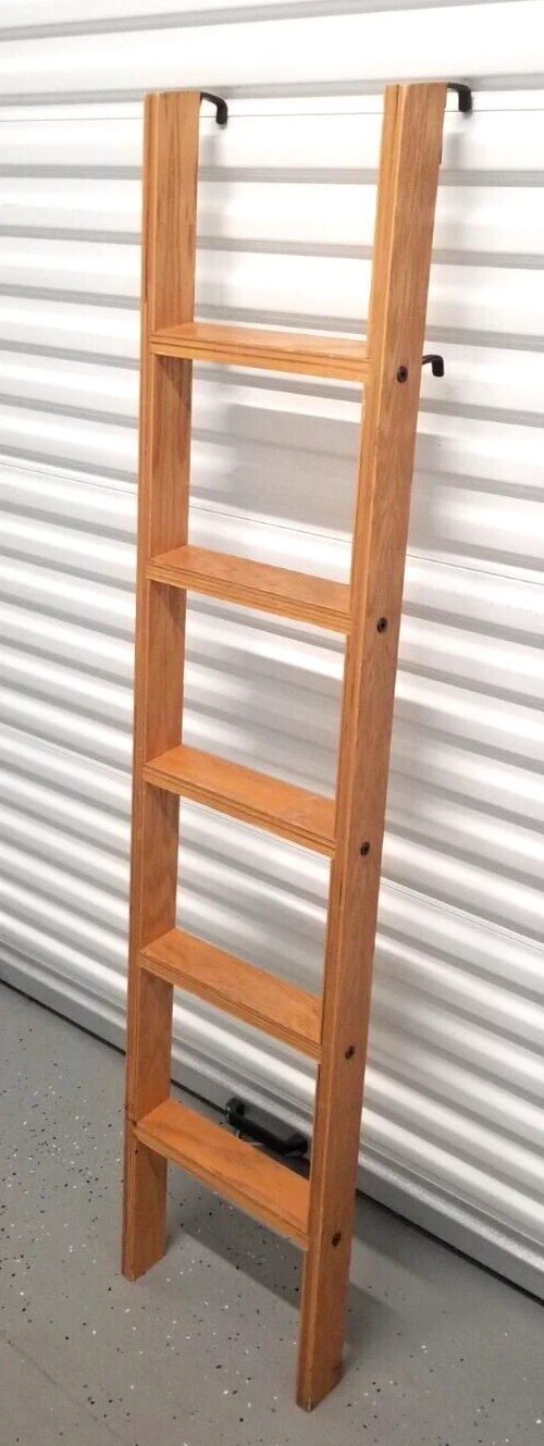 Bunk Bed Hook-On Wood Ladder Replacement - 15" x 6